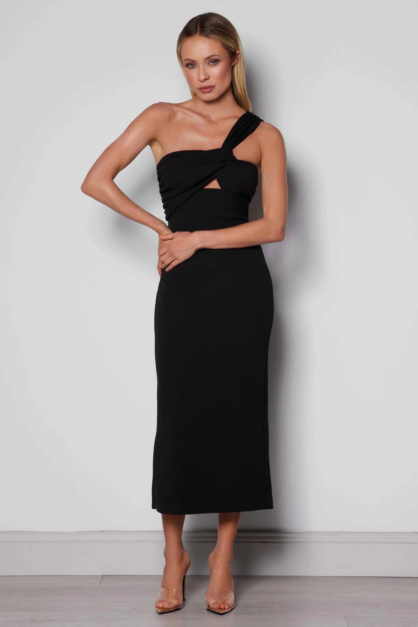 ELLE ZEITOUNE MORONA DRESS - BLACK photo 4