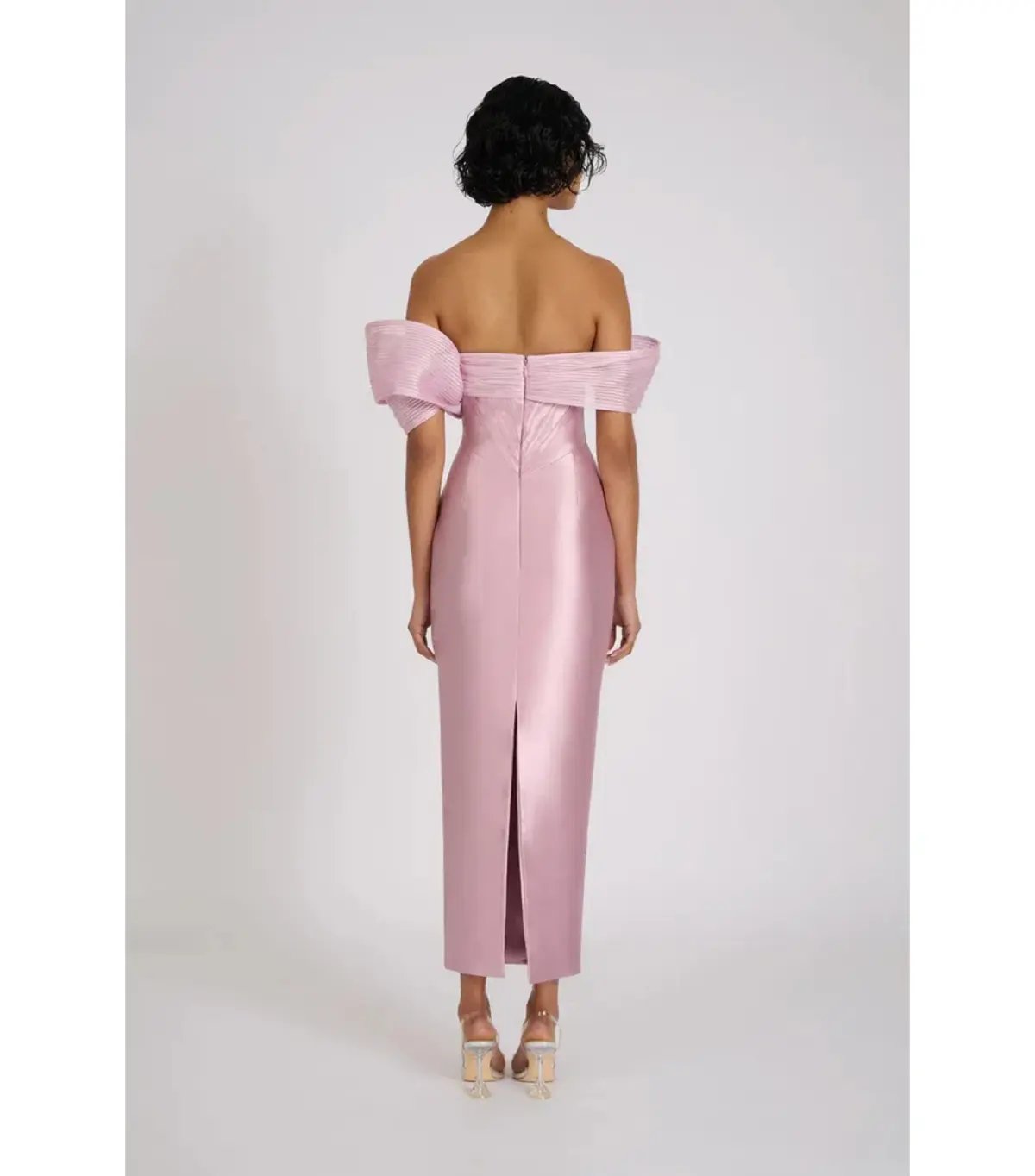 Eliya The Label Annika Midi Dress Mauve Size AU 8 photo 2