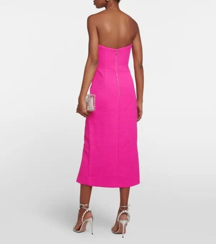 Rebecca Vallance Cecily Strapless Midi Dress photo 4