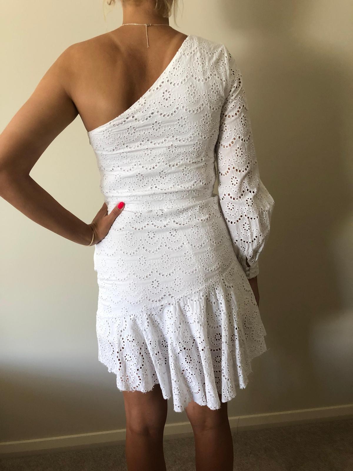 By Nicola The Eve Mini Dress White Size 8 photo 3