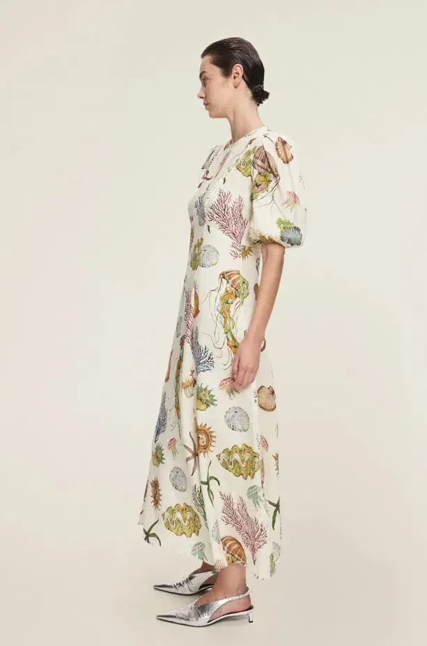 Alemais Sea Midi Dress Size 8 photo 4