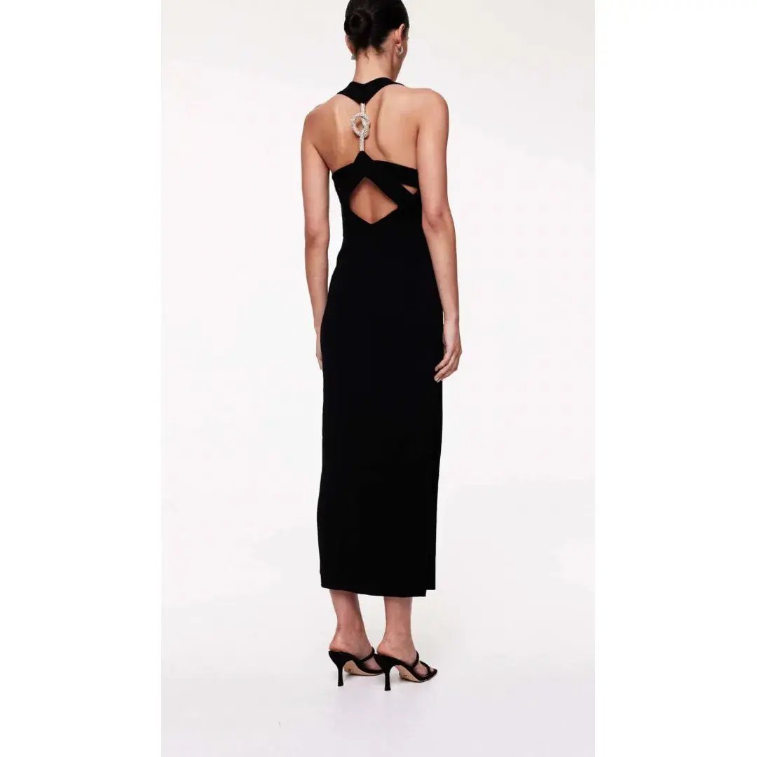 Rachel Gilbert Blaise Gown in Black Size AU 8 photo 5