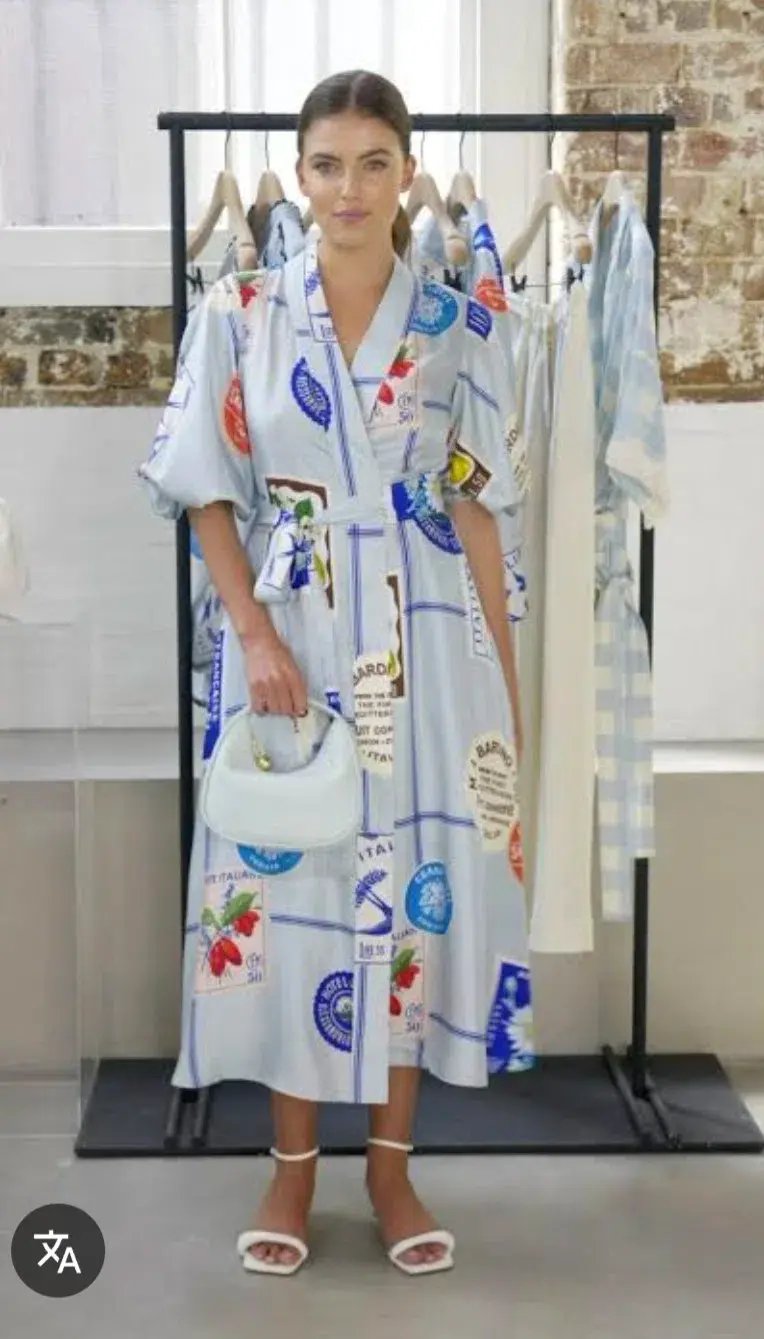 Oroton Picnic Print Dress Size 10 photo 4