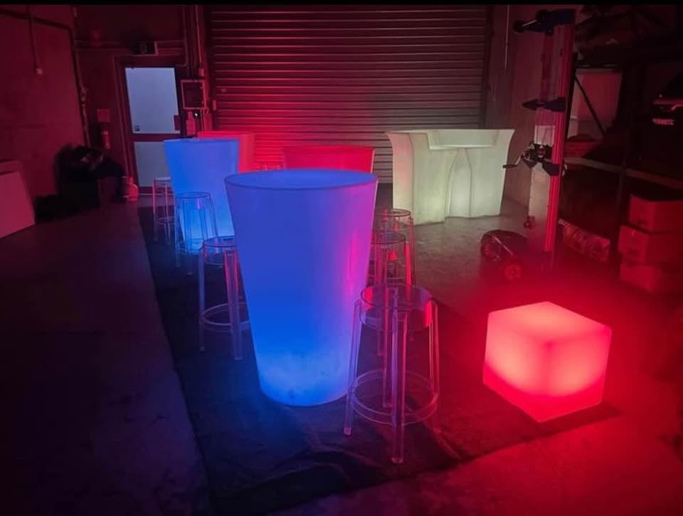Illuminated furniture HIRE photo 4