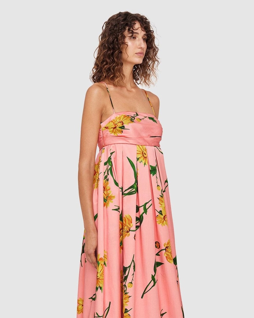 Leo Lin Marguerite Rose Print Maxi photo 2
