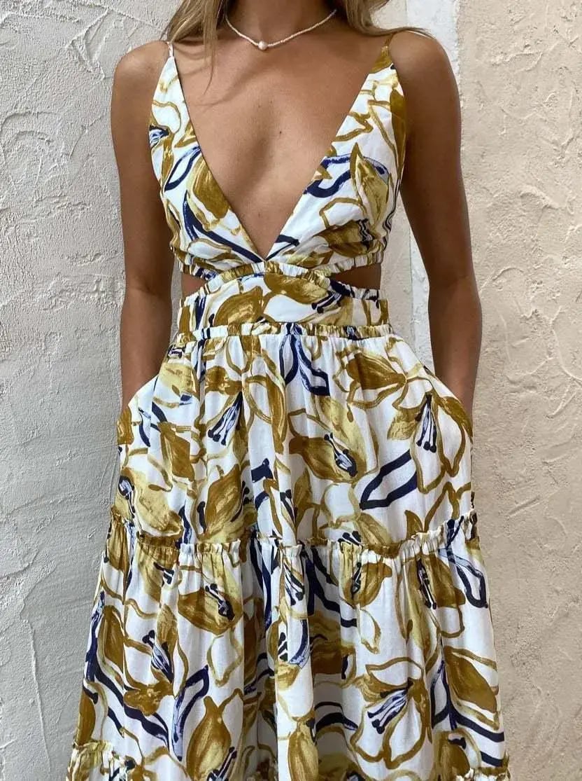 Bec & Bridge Eugenie Maxi Dress In Print Size 6 photo 4