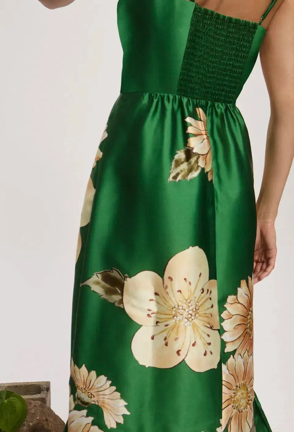 ALEMAIS Sage Midi Dress Green size 10 photo 4