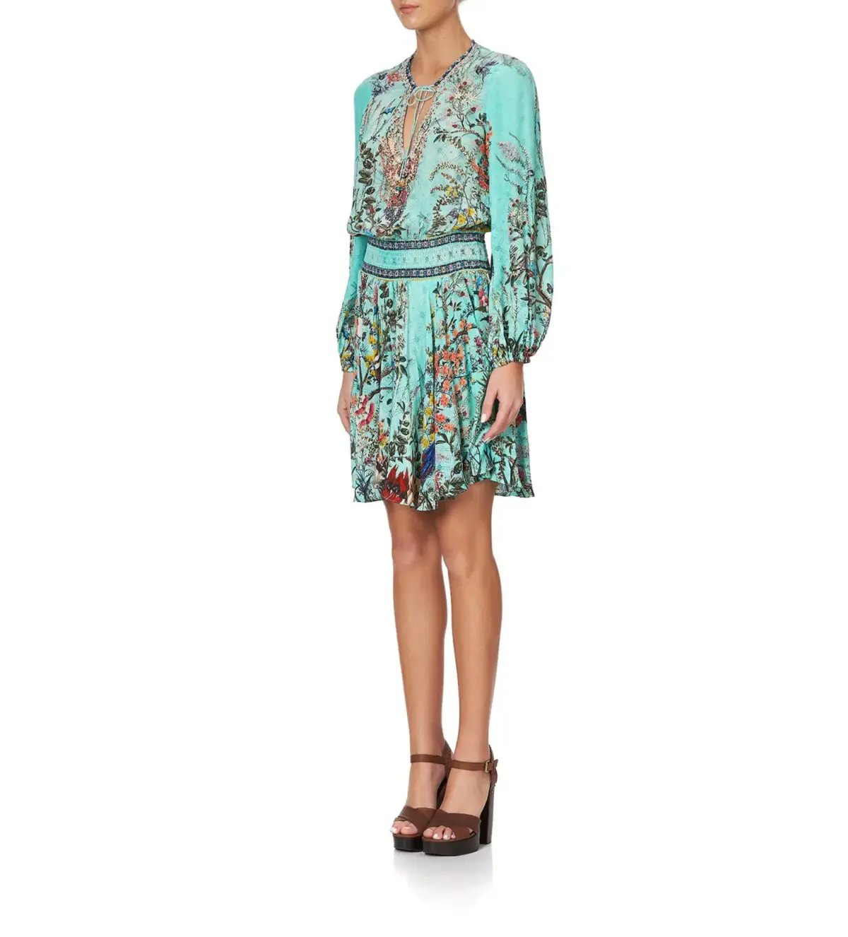 Camilla Millas Backyard Shirred Relaxed Short Dress Size S / AU 10 photo 2