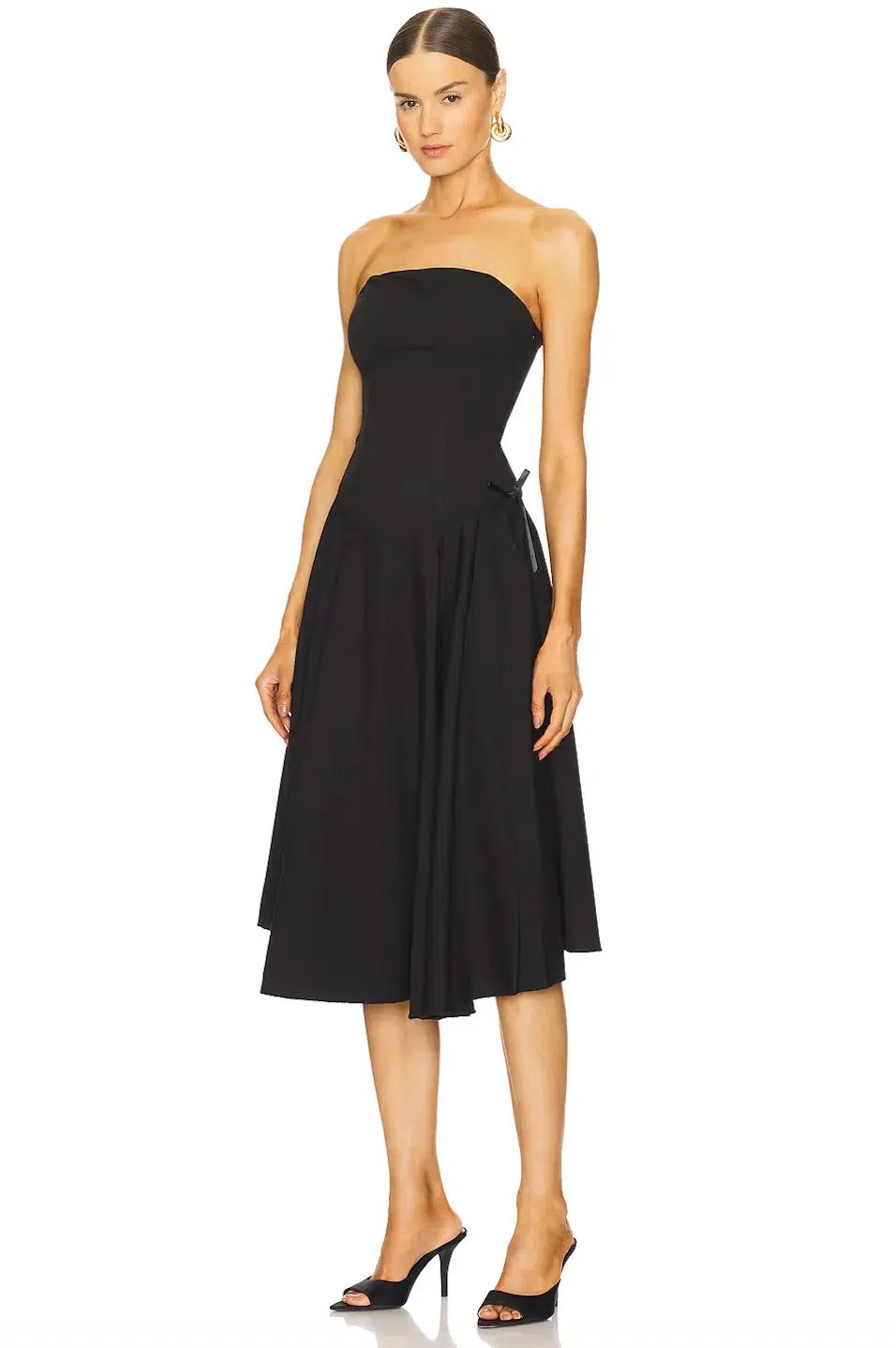 Amelie Teje Kittie Maxi Dress Noir Size S photo 2