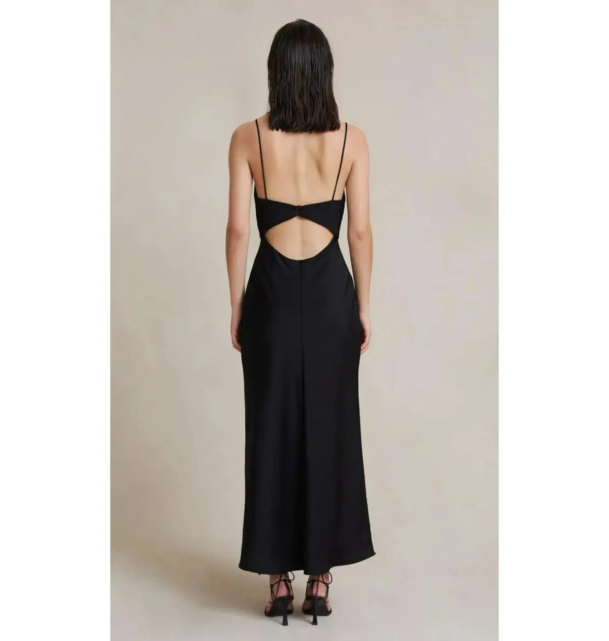 Bec & Bridge Valerie Midi Dress in Black Size AU 12 photo 2