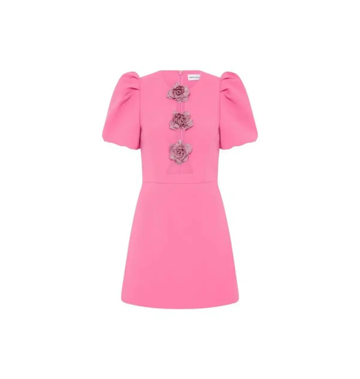 Rebecca Vallance Aubree Flower Mini Dress in Rose Size AU 8 photo 7