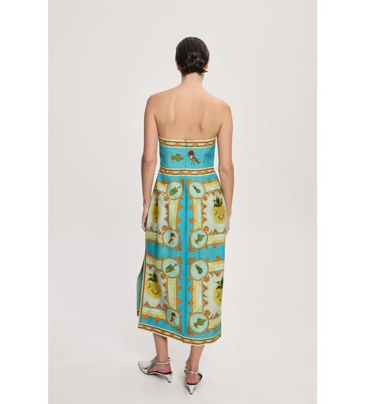 Alemais La Musica Midi Dress Print Size 10 photo 2