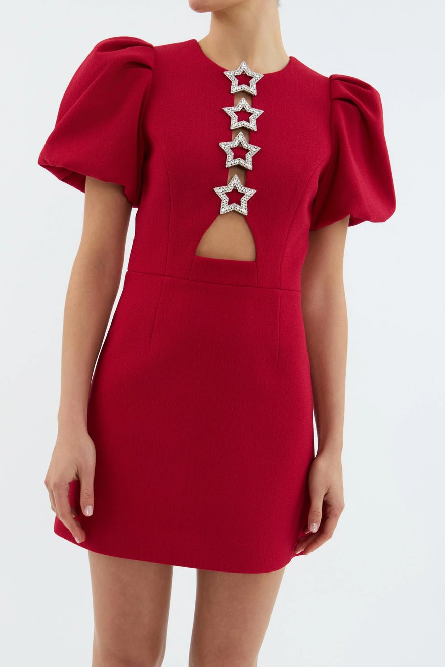 Rebecca Vallance Akari Puff Sleeve Mini Dress photo 4