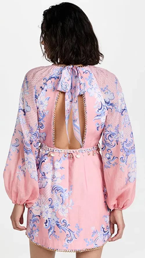 Zimmermann Postcard Floral Mini Dress Print Size 0 / Au 8 photo 3