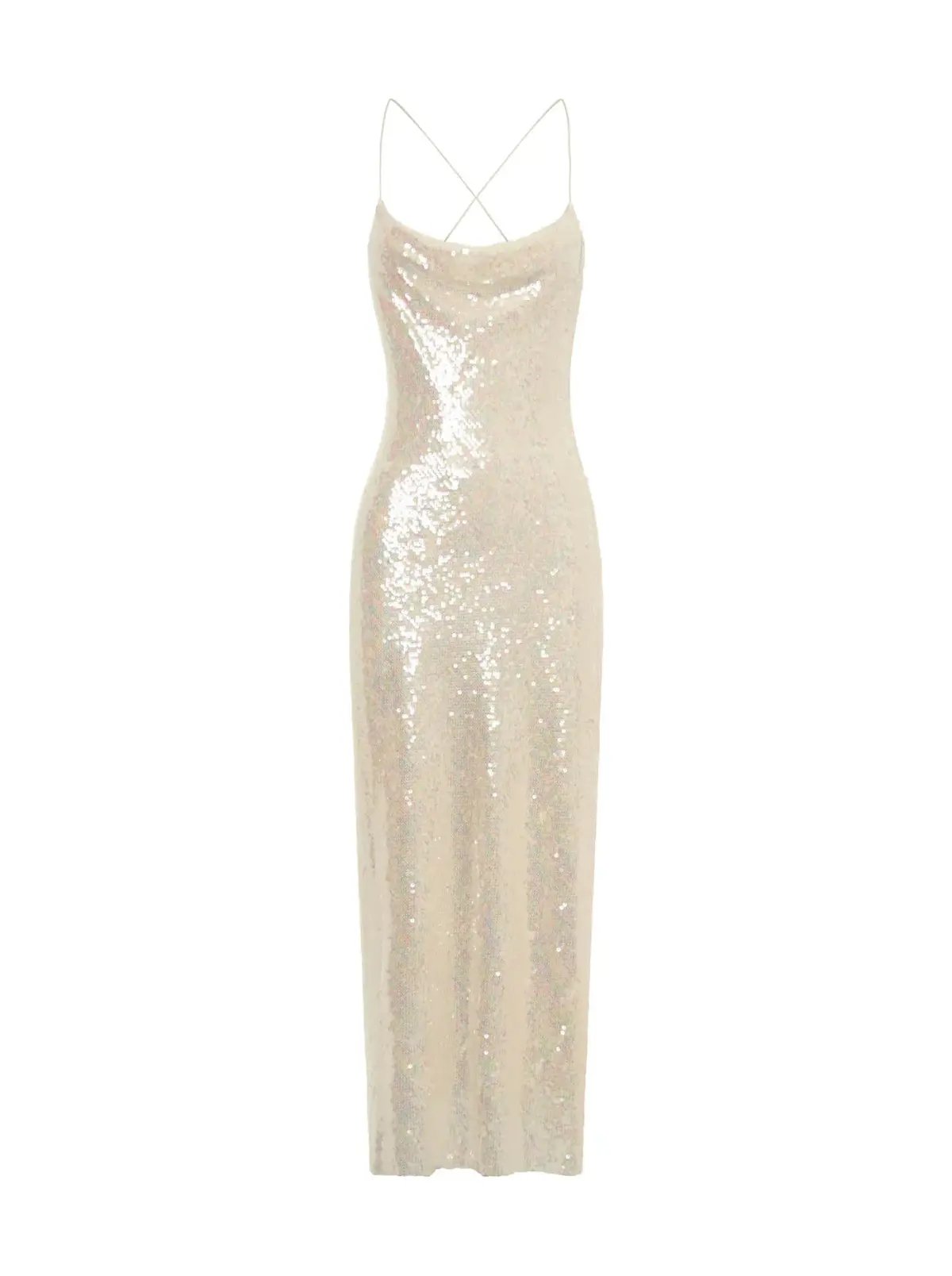 IXIAH  Shimmer Maxi Dress Sequin Size 6 photo 5
