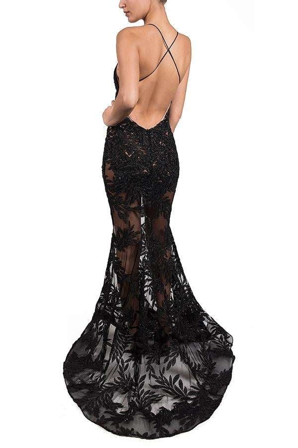 Stella Gown in Black photo 7