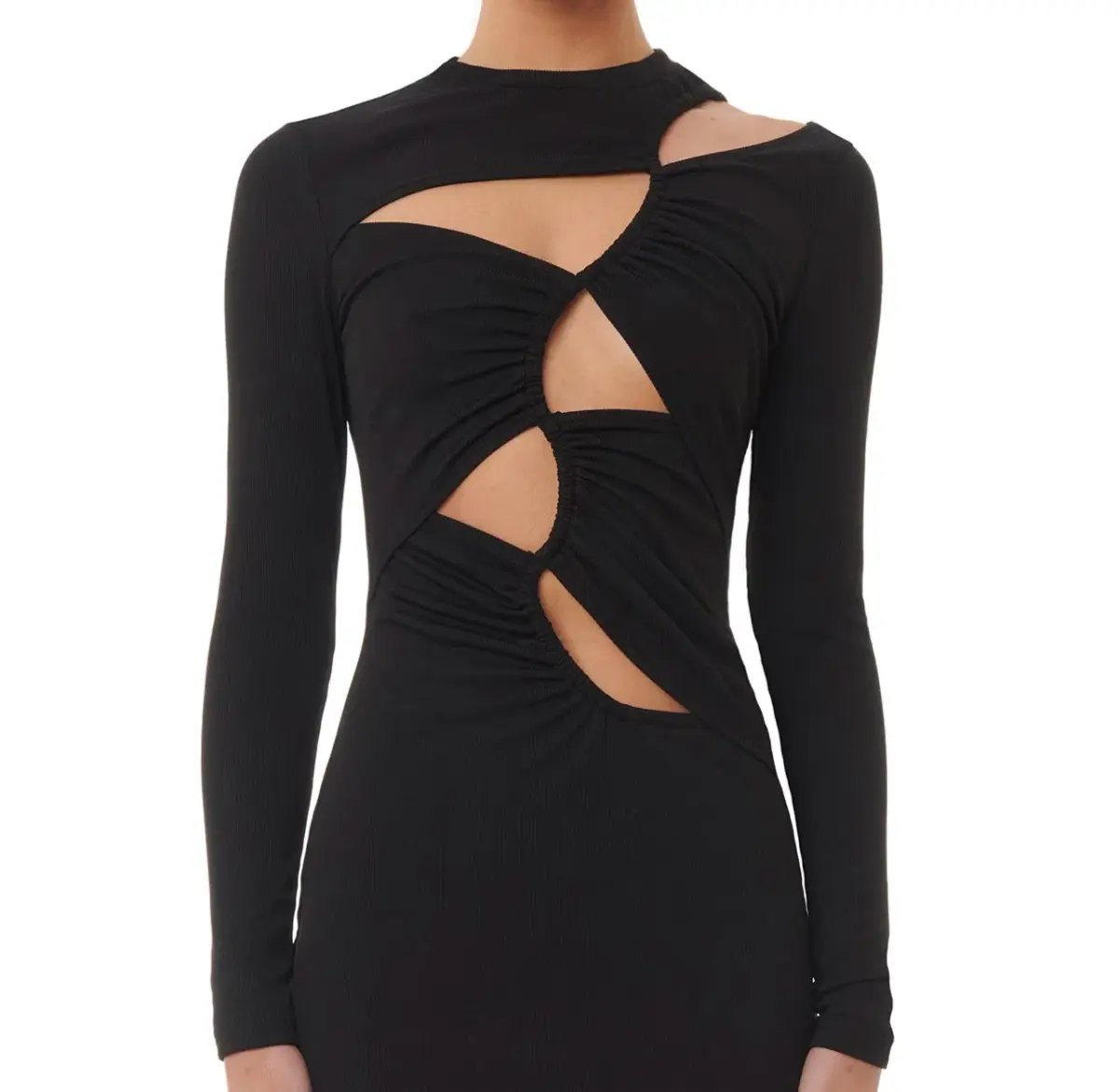 Eliya The Label Cabana Dress Black Size S photo 5