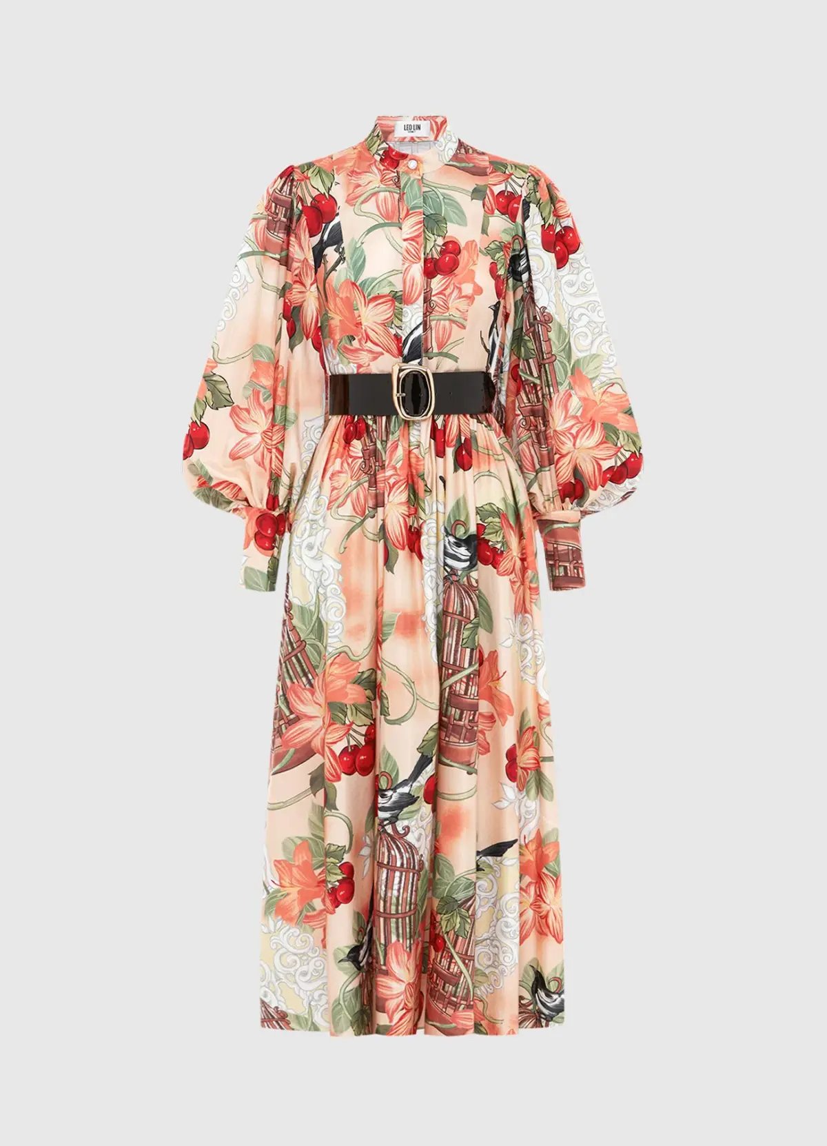 Leo Lin Nellie Midi Dress Azalea Print in Fortune Size AU 10 photo 2