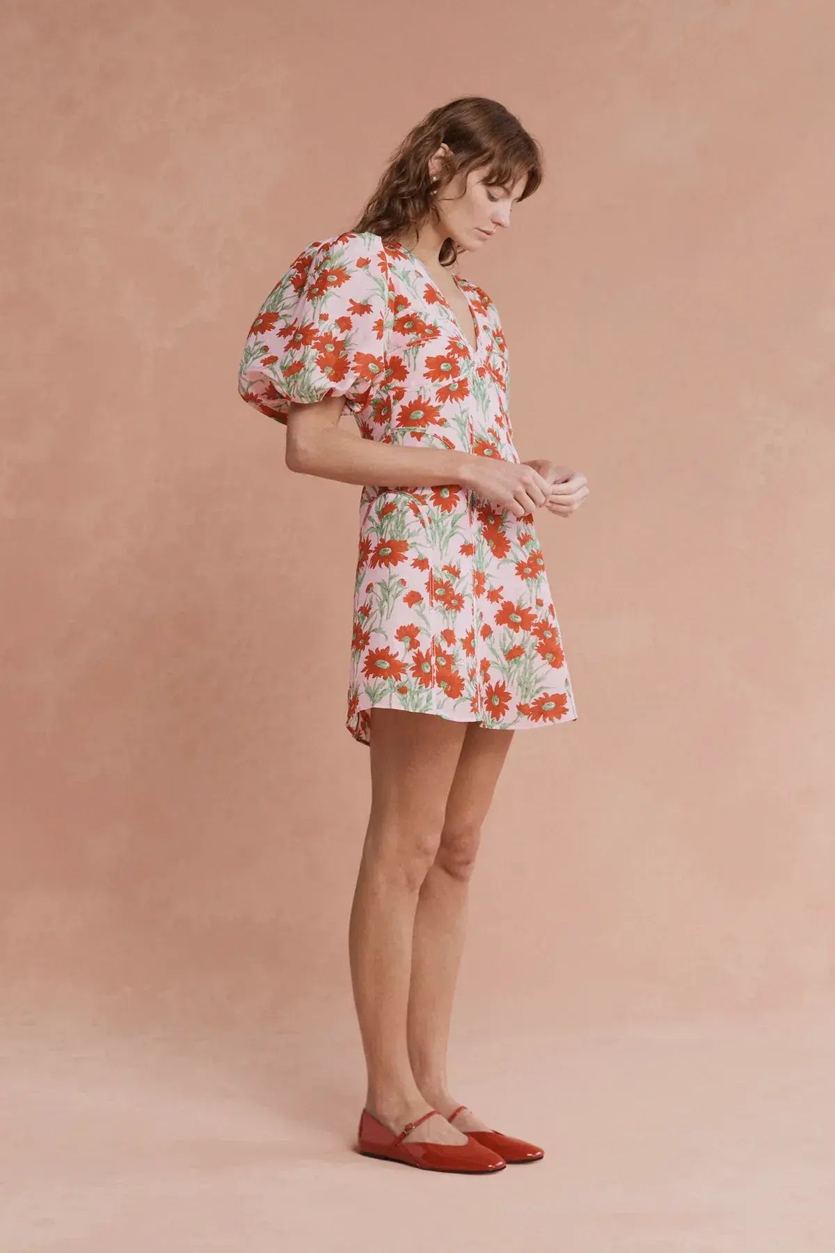 Lovaan Adeline Mini Dress Aster Floral Size 8 photo 2