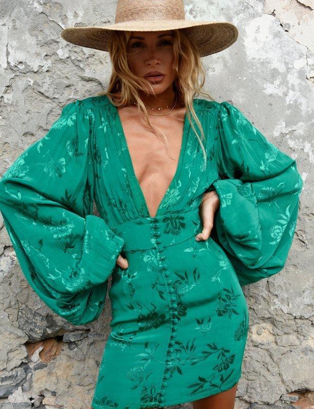 Rat & Boa Isabella Dress Green XS/AU 6 photo 5