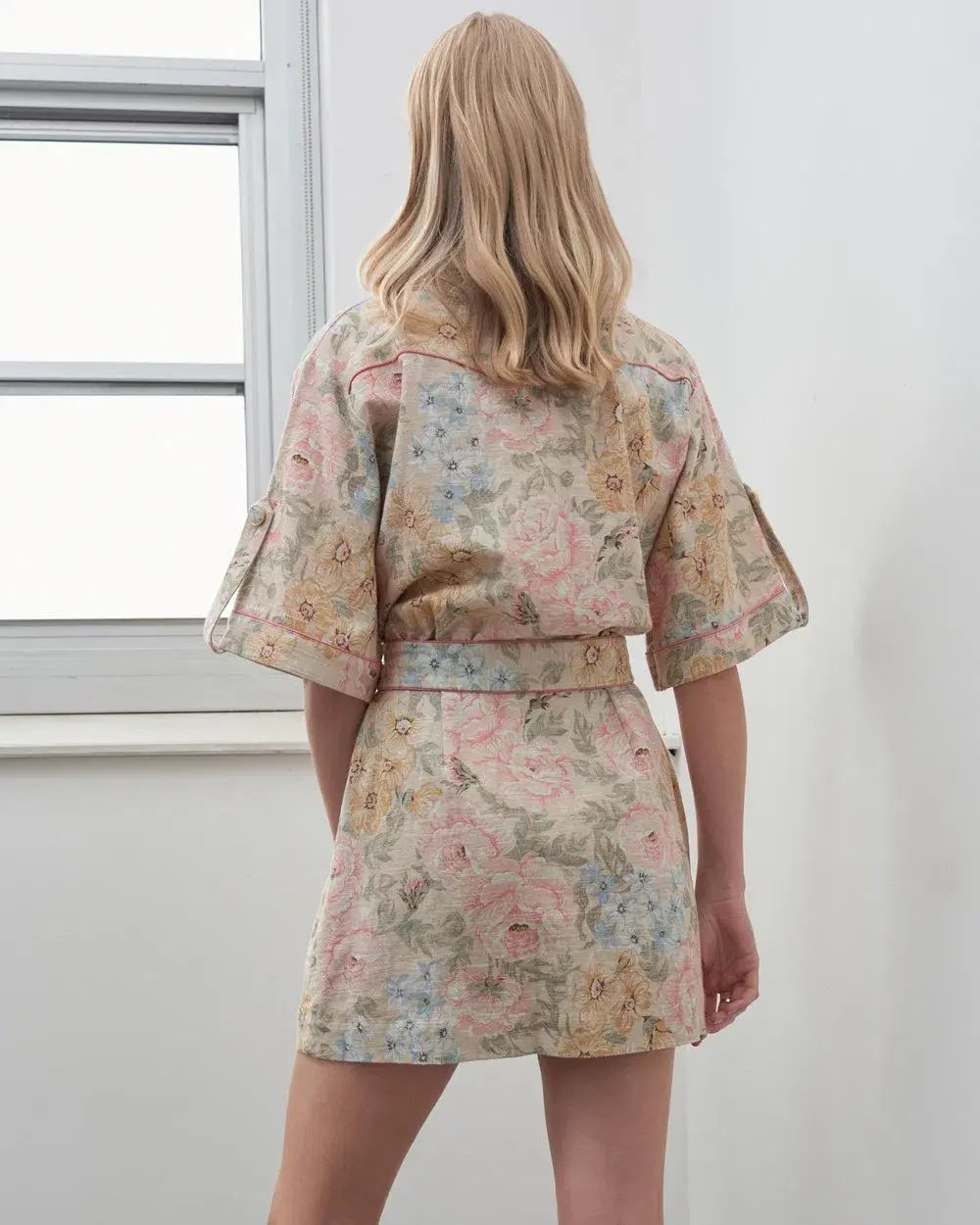 Alemais Patricia Mini Shirt Dress Print Size 6 photo 2