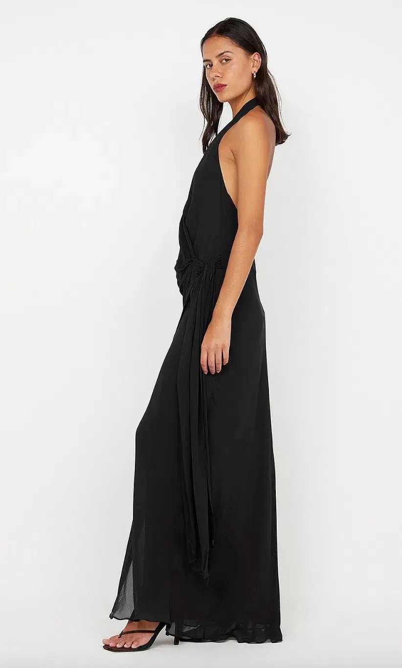 Bec Bridge Soneva Wrap Dress Black Size 8 photo 5
