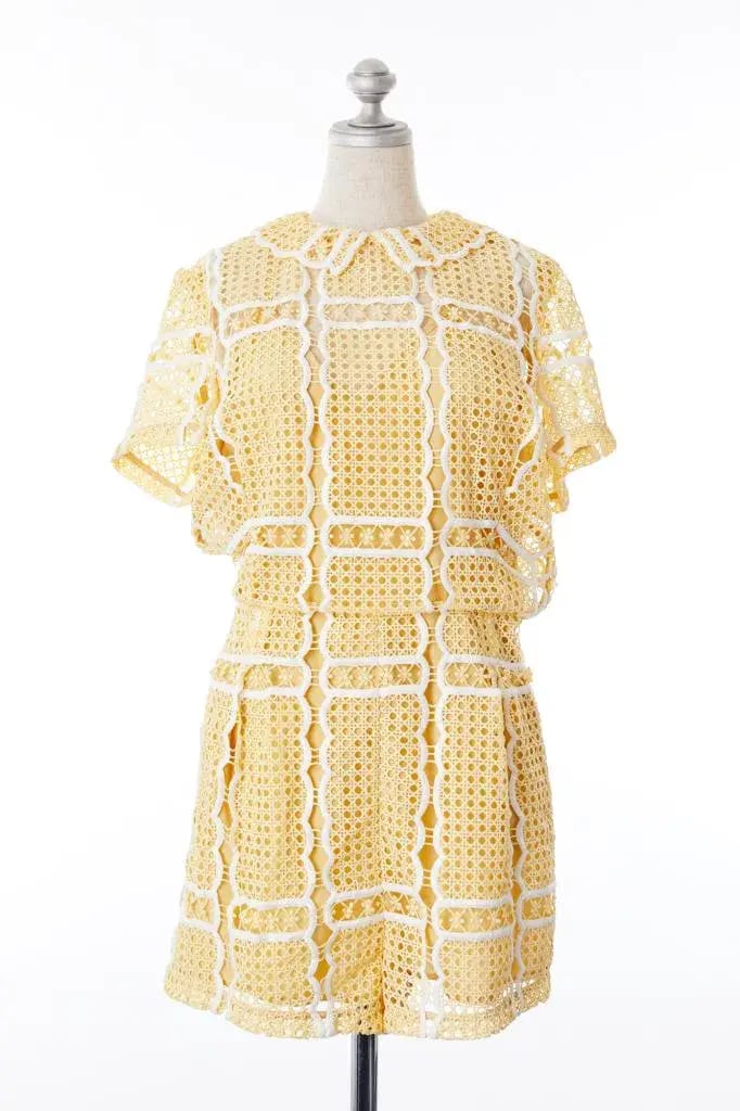 Alice McCall Love Sublime Playsuit Buttercup Yellow Size XS / AU 6 photo 6