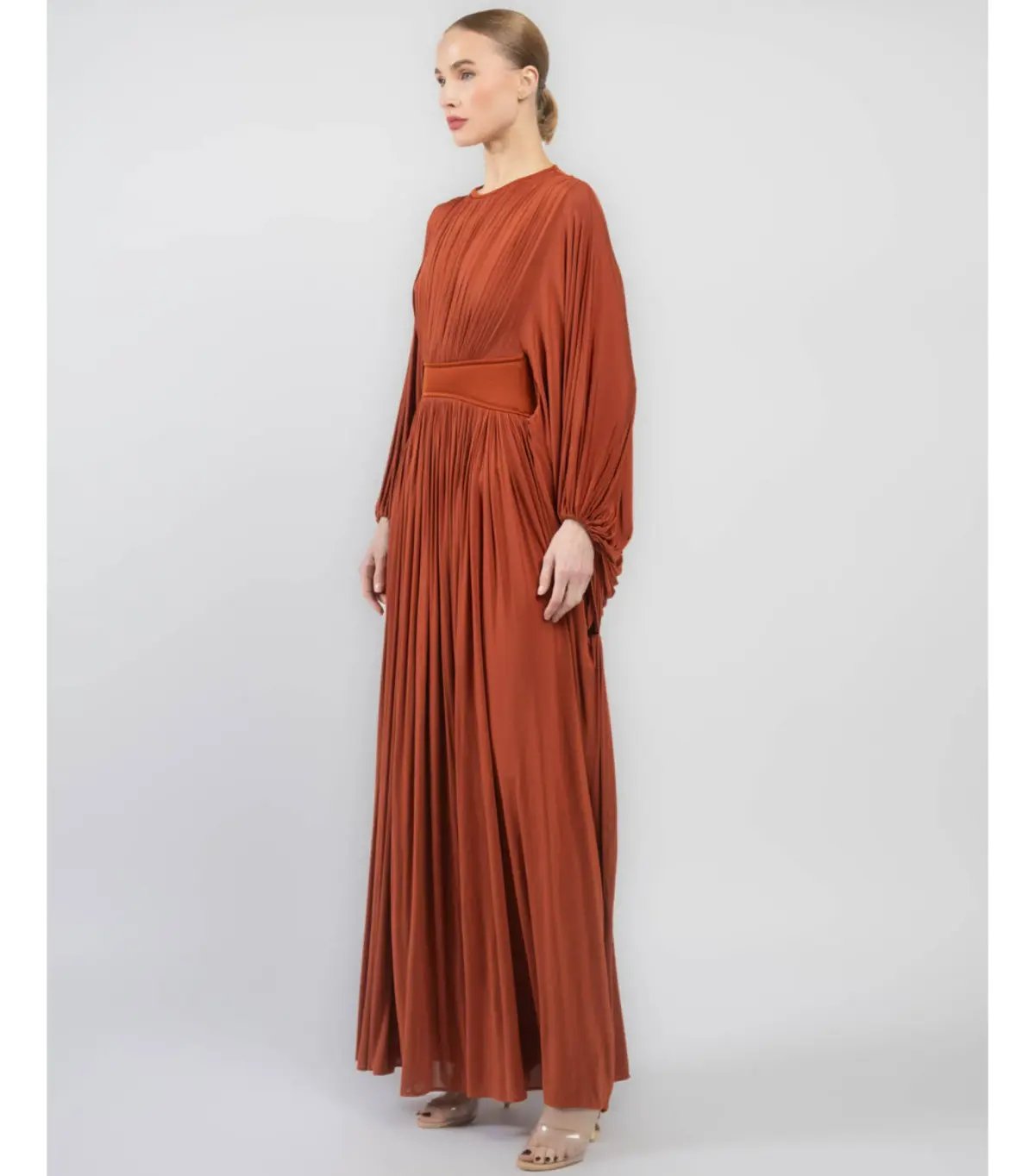 Zimmermann Illuminate Batwing Maxi Dress in Rust Size 2 / AU 12 photo 2