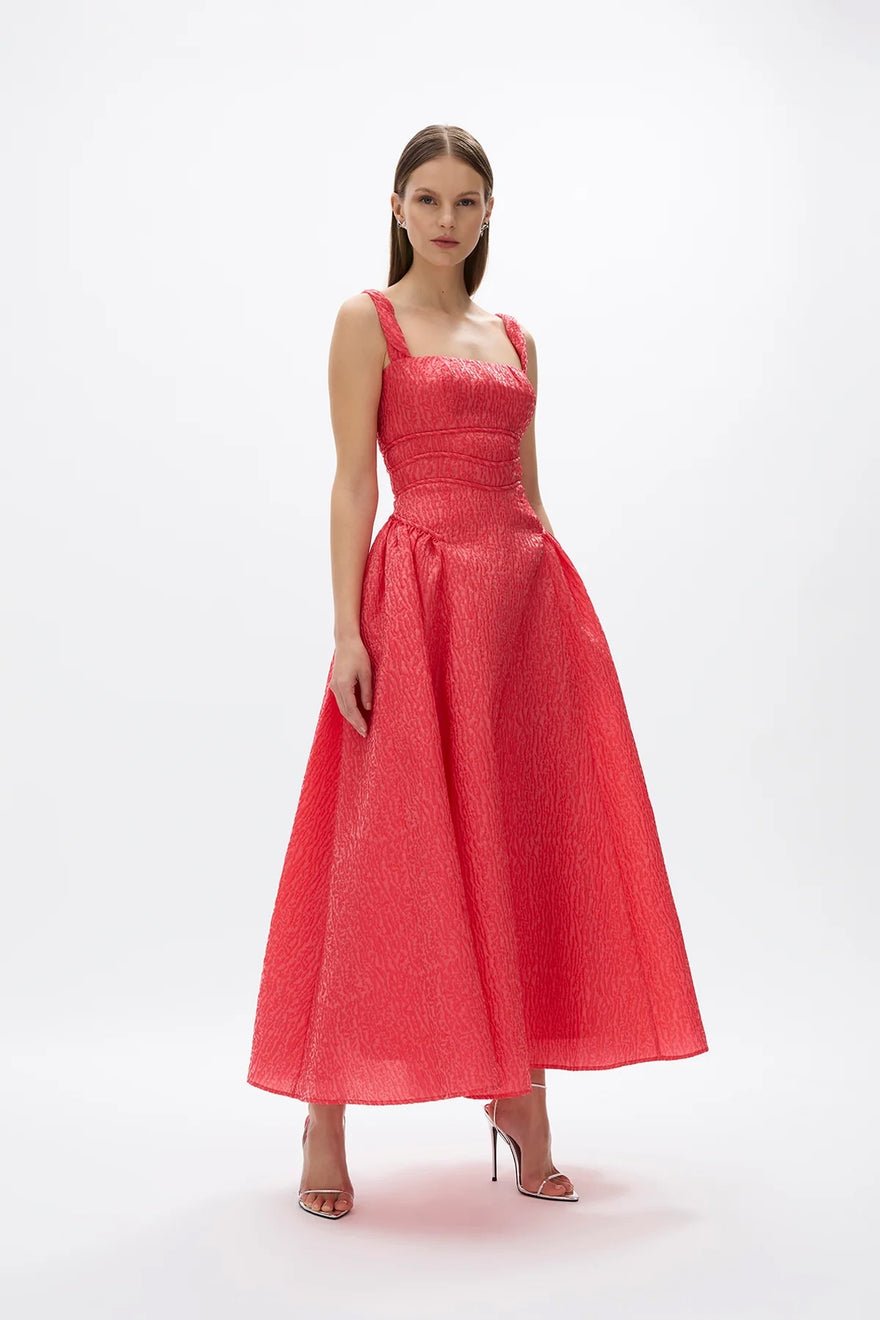 Rachel Gilbert Sophy Strap Dress - Watermelon photo 2