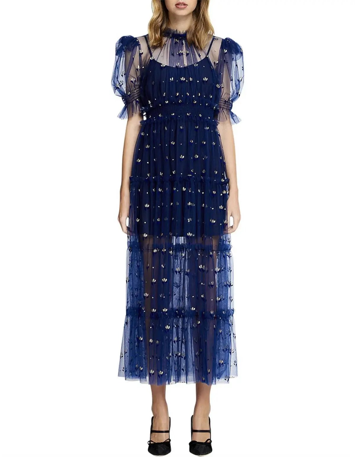 Alice McCall Cowboy Tears Midi Dress Blue Size 8 photo 2