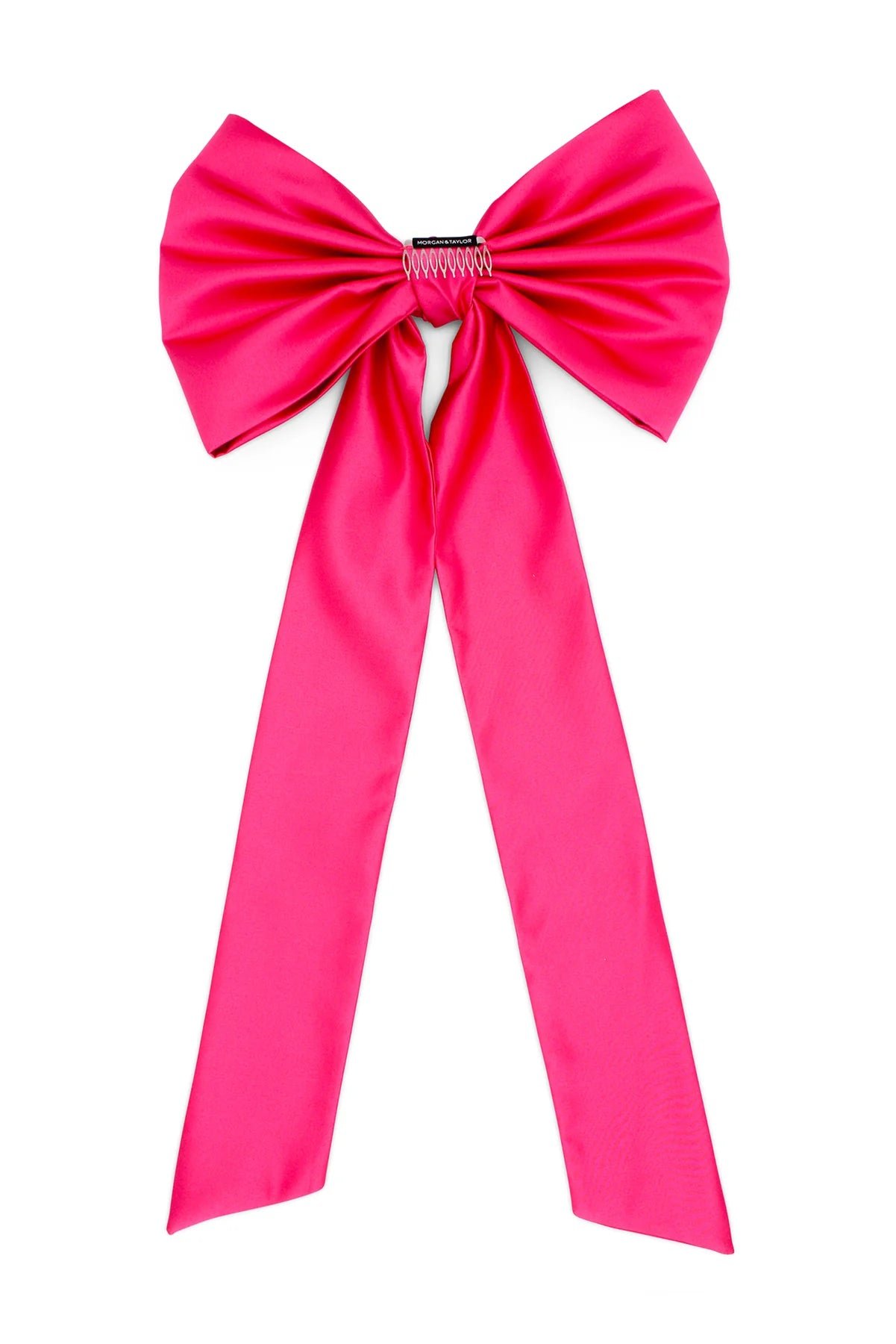 MORGAN & TAYLOR CARMEN OVERSIZED BOW - HOT PINK photo 4