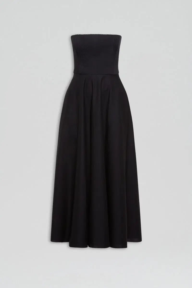 Scanlan Theodore Parachute Bustier Dress Black Size 8 photo 5