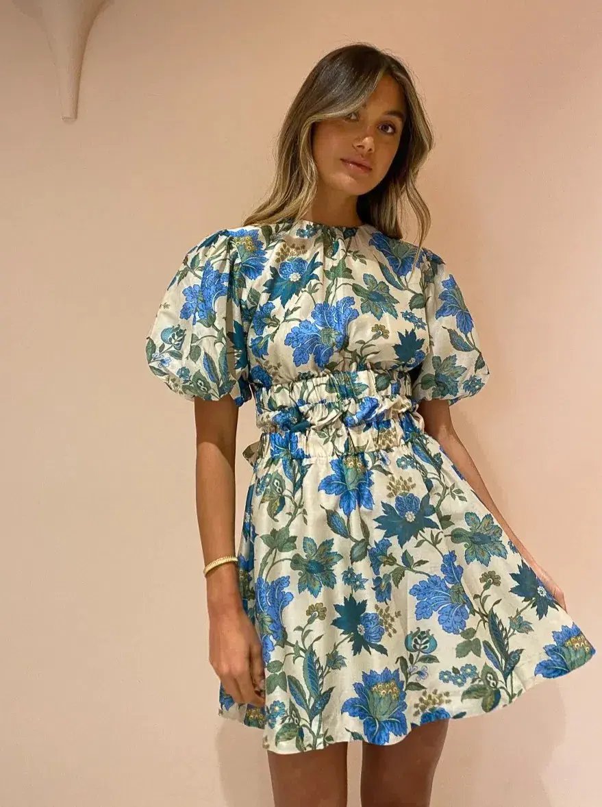 Sir the Label Celia Open Back Mini Dress Marguerite Floral Size AU 12 photo 5