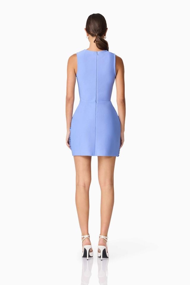 Elliatt Sonya Mini Dress - Blue photo 3