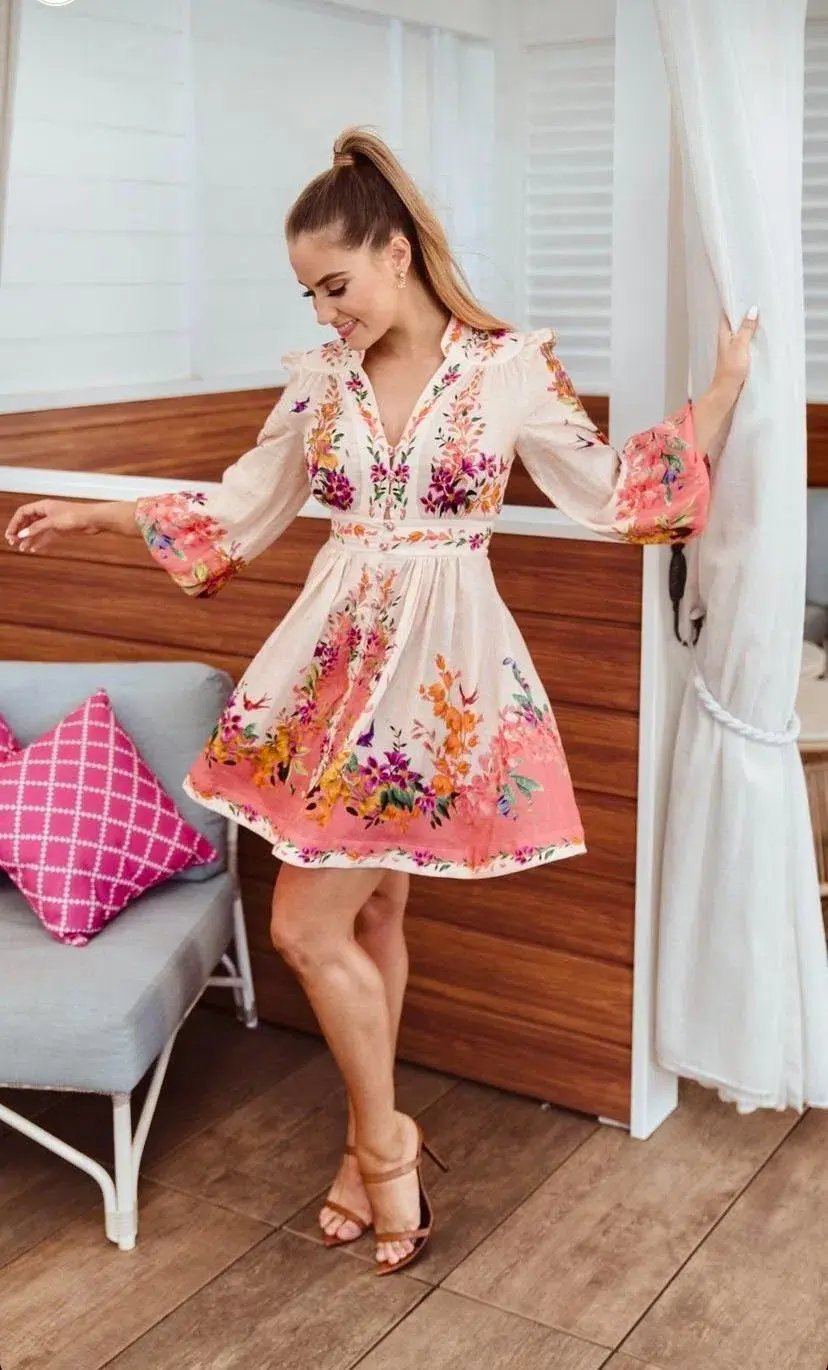 Zimmermann Tropicana Mini Dress - Size 0 photo 3