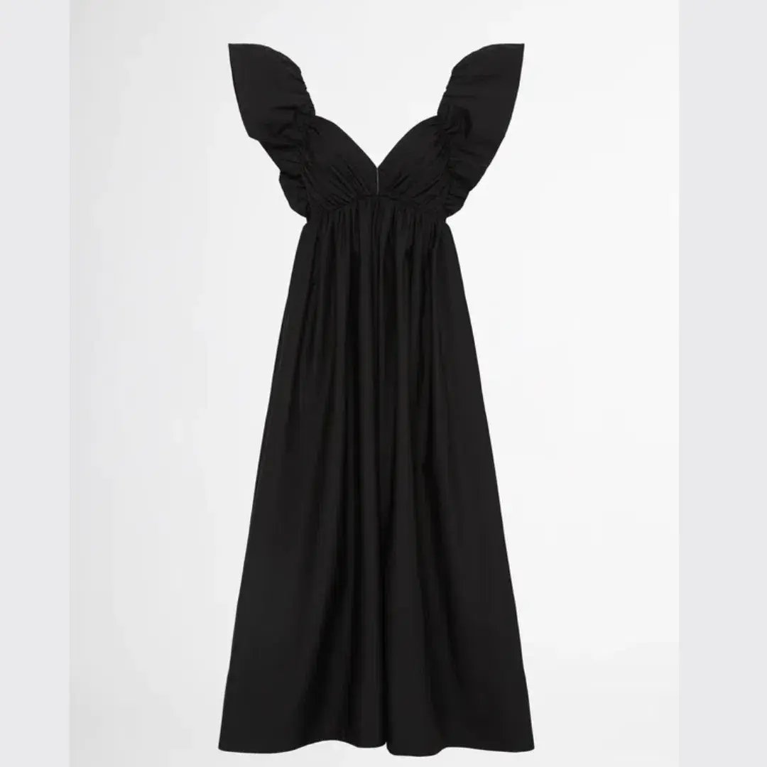 Sheike Parisian Maxi Dress Black Size 12 photo 3