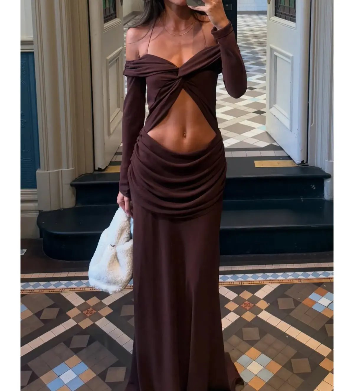 Natalie Rolt Emily Gown Espresso Size 1 / AU 8 photo 2