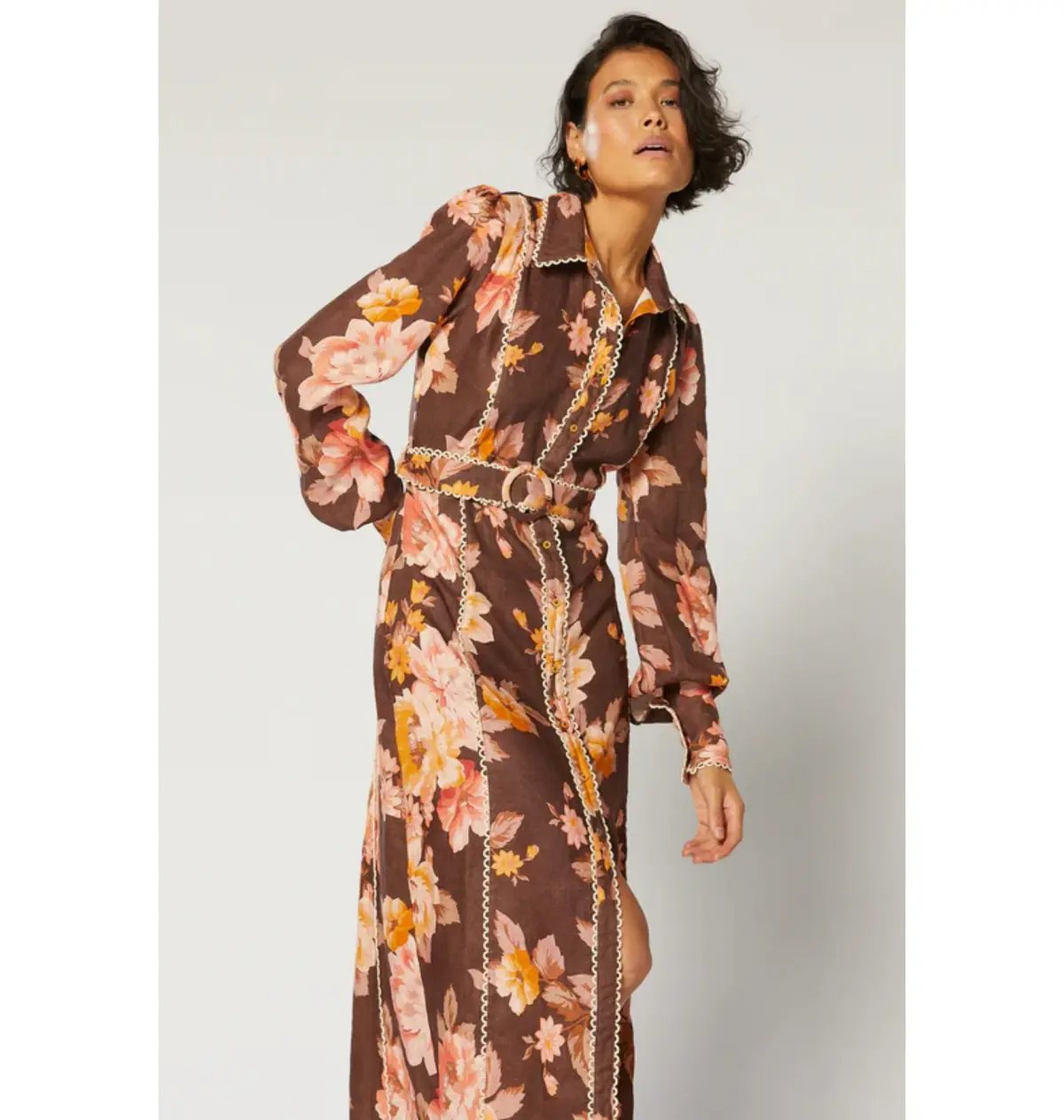 Winona Dahlia Button Maxi Dress Floral Size AU 12 photo 3