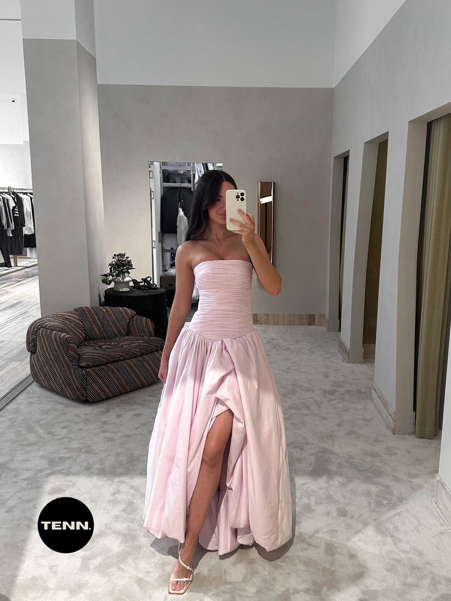 Aje Violette Bubble hem Maxi Dress - Pink photo 3