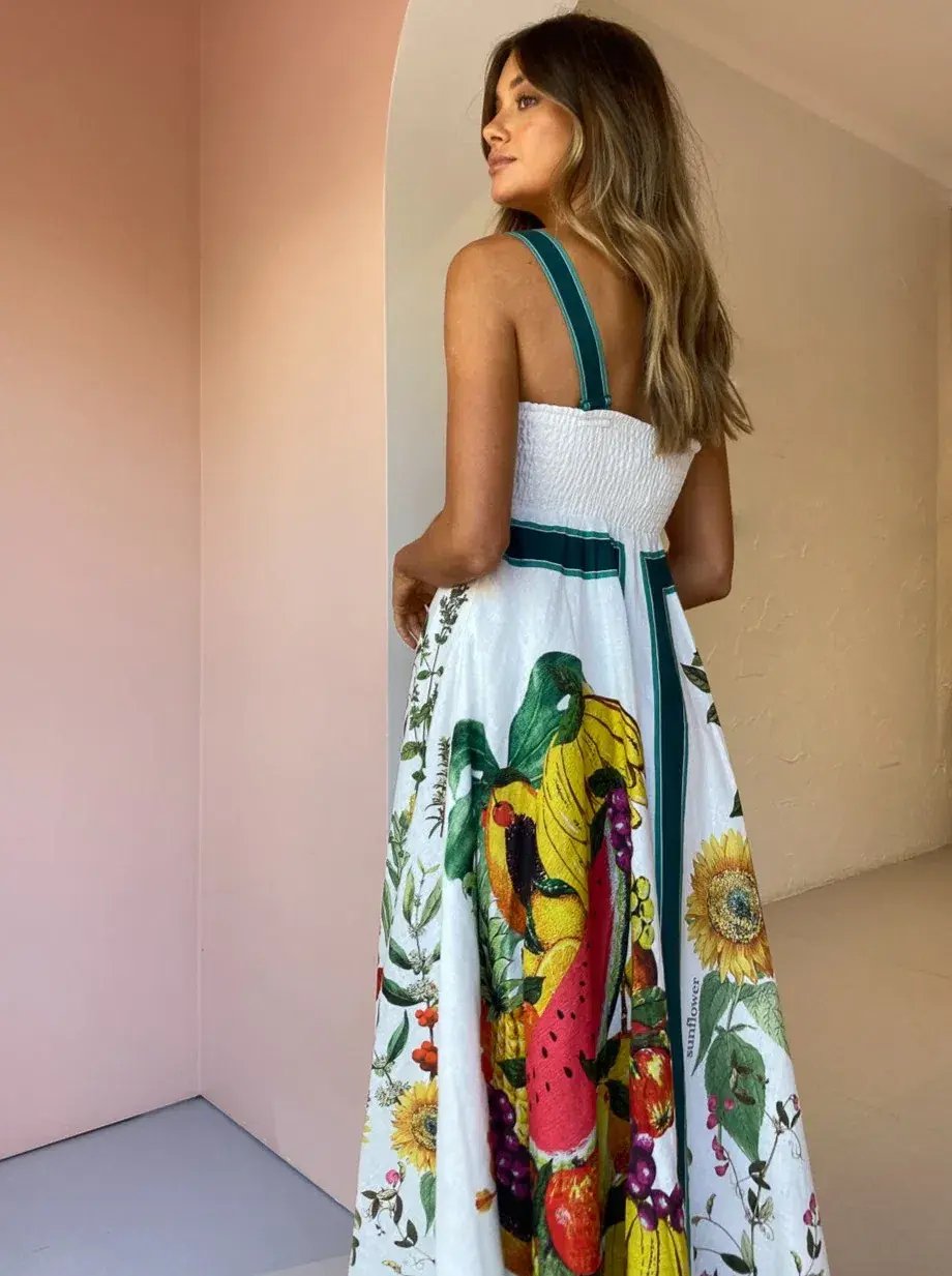 Alemais Frutta Midi Sundress in Multi Size 10 photo 3