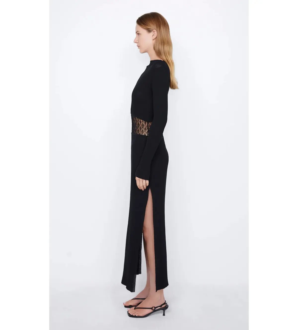 Bec and Bridge Chantelle Long Sleeve Dress in Black Size M / AU 10 photo 3