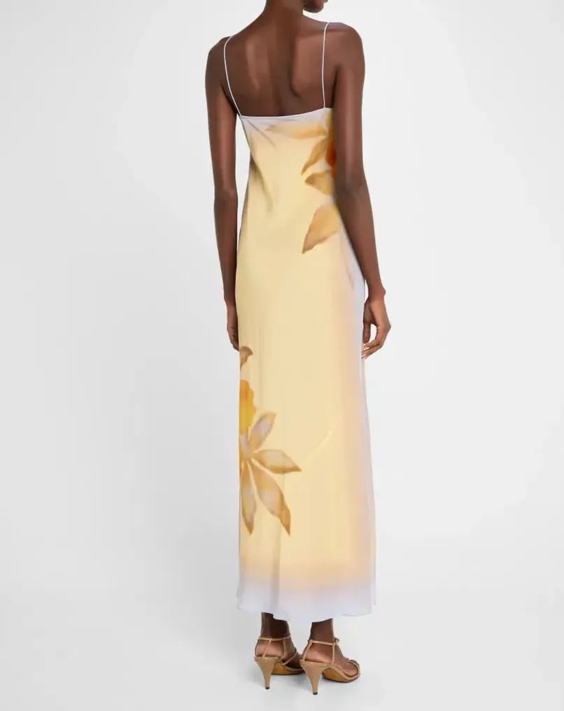 Sir The Label Serene Slip Dress Yellow Floral Size 8 photo 4