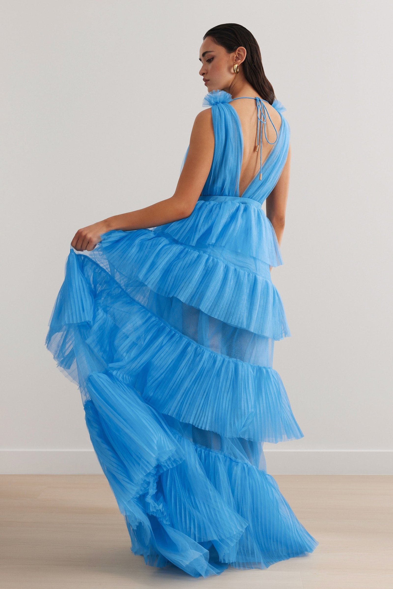 LEXI ZENDAYA DRESS - BLUE photo 4