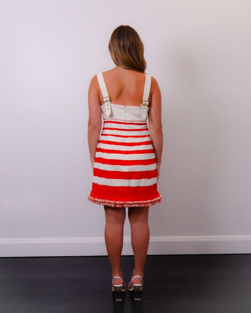 Zimmermann Postcard Striped Cotton Mini Dress photo 2