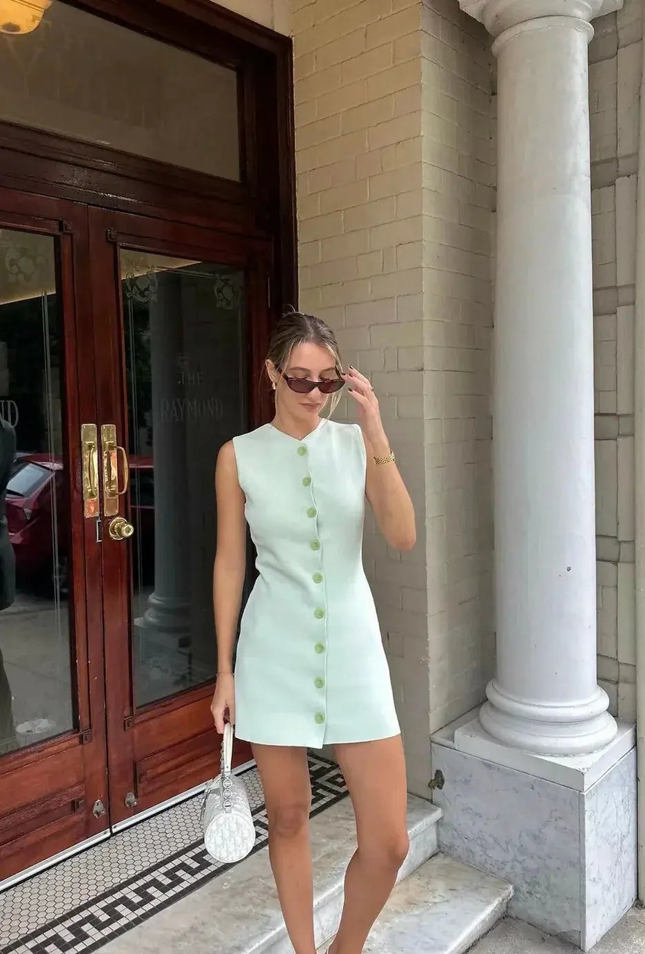 Bec & Bridge Ilora Knit Mini Dress Mint Size 6 photo 3