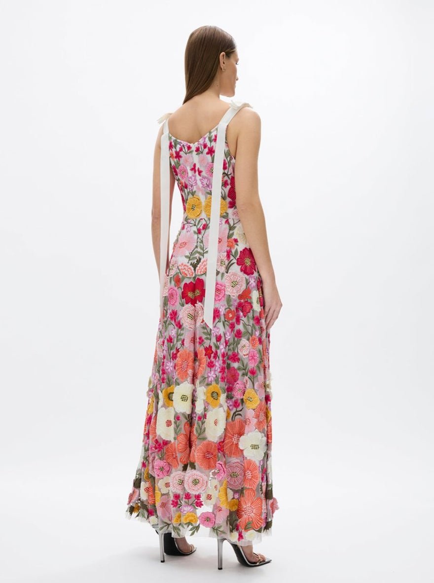 Rachel Gilbert Nya Gown Pink/Orange photo 2