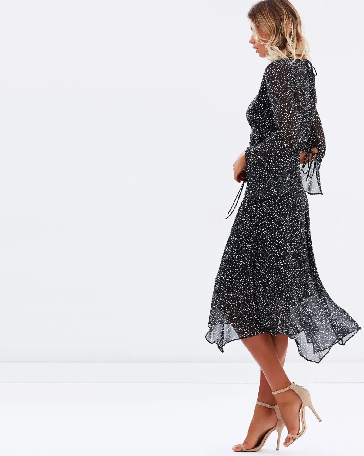 Bec & Bridge Stargazer Midi Dress Black Size 10 photo 2