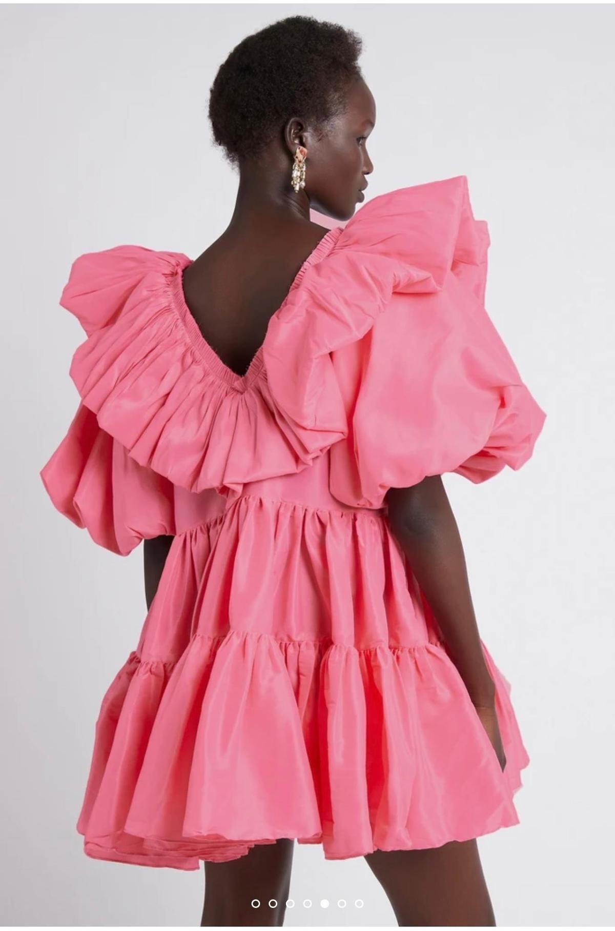 AJE - Solstice Ruffle Tiered Smock Dress photo 7