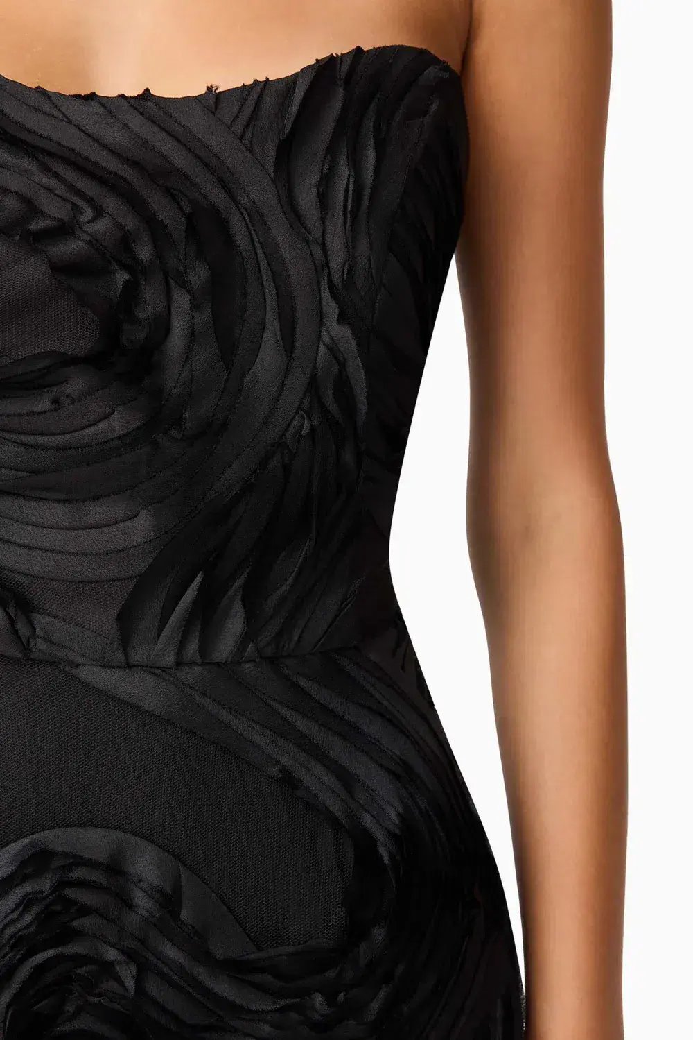 Elliatt Asher Sweetheart Midi Dress Black 8 photo 3