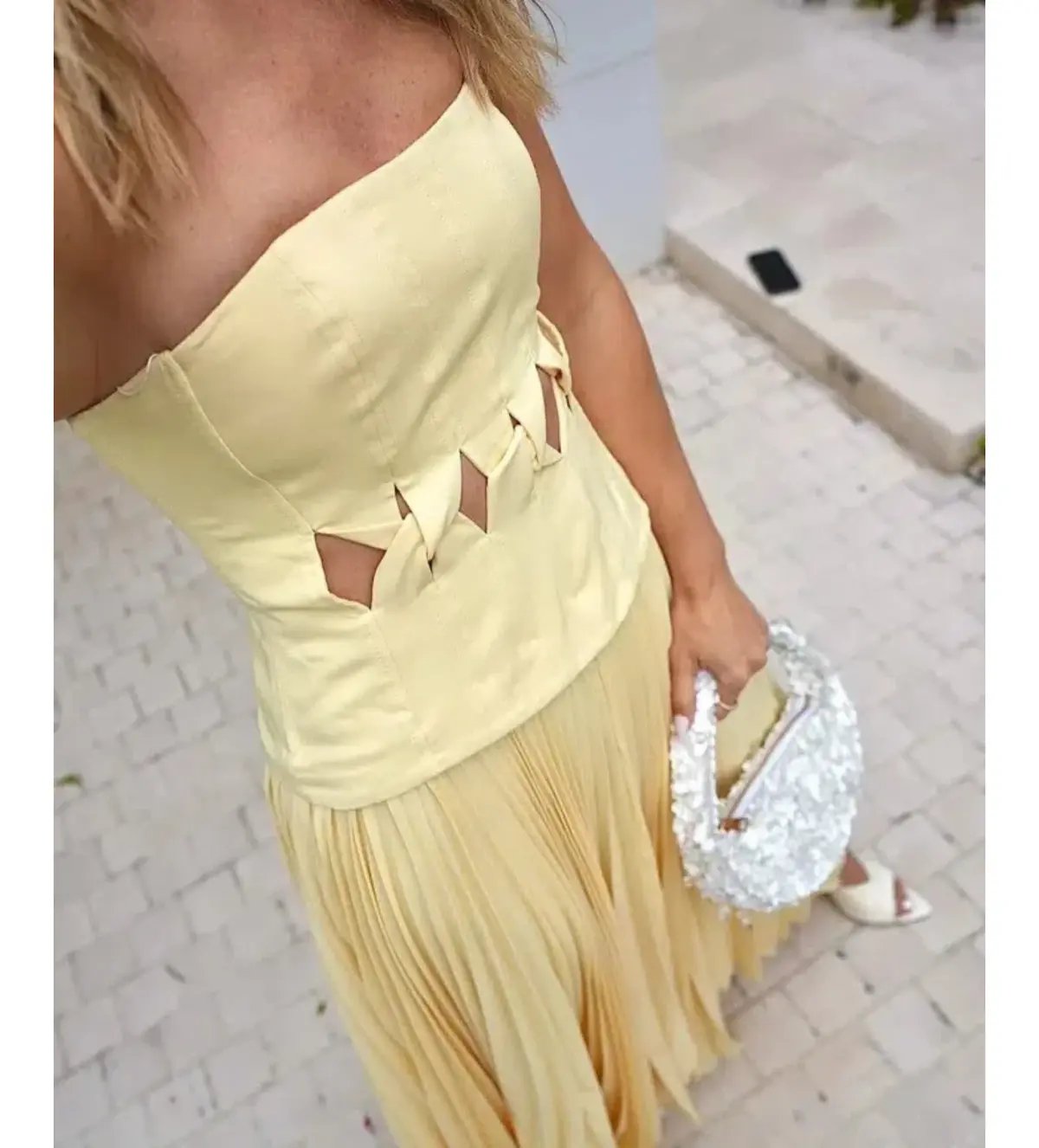 Acler Newbewick Maxi Dress in Lemon Sorbet Size AU 14 photo 7